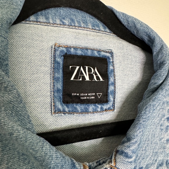 Zara Blue Denim Jacket - Picture 4 of 5